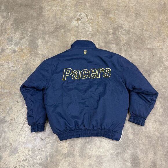 Vintage 90’s Indianapolis Pacers NCAA REVERSIBLE Puffer - Picture 3 of 9